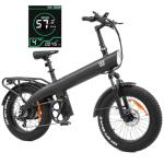 HX Adult Electric Bike with Cargo Rack & Fat Tires