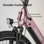 Folding Electric Bike with 750W Motor and 40-Mile Range
