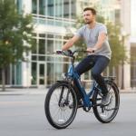 Folding Electric Bike with 750W Motor and 40-Mile Range