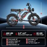 EGGKING C200 Fat Tire eBike: 1500W Power, 100 Mile Range