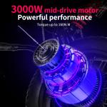 Chphyxia 3000W Electric Dirt Bike for Teens & Adults