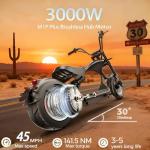 eAhora M1P PRO Electric Cruiser - 4000W, 45MPH