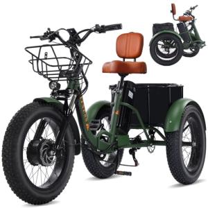 NOMIGO Folding Electric Tricycle with 500W Motor
