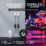 eAhora M1P PRO Electric Cruiser - 4000W, 45MPH