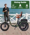 NOMIGO Folding Electric Tricycle with 500W Motor