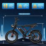 Powerful 1000W Electric Bike for Adults, 31MPH