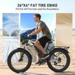 EDIKANI Electric Commuter E-Bike, 100 Miles Range