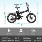 Foldable Electric Fat Tire Bike with 983W Motor