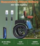 NOMIGO Folding Electric Tricycle with 500W Motor