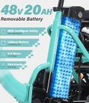 NOMIGO Two-Seater Electric Tricycle with 1350W Motor