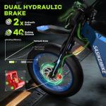 Puttken Electric Bike for Adults - Blue