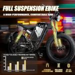 GERPSI 3000W Electric Bike with Fat Tires
