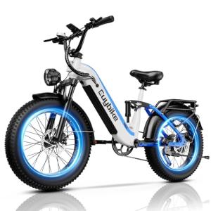 Auloor 1500W Adults Electric Bike with 70-Mile Range