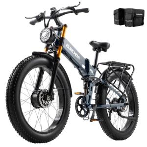 3000W Electric Bike with Dual Motor and Fat Tires