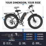 EDIKANI Electric Commuter E-Bike, 100 Miles Range