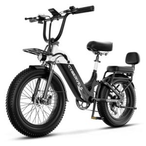 Cybervelo 1500W Step-Thru Electric Bike for All Terrain