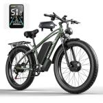 Powerful 5000W Dual Motor Electric Bike for Adults