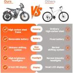 GERPSI 3000W Electric Bike with Fat Tires