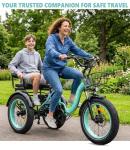 NOMIGO Two-Seater Electric Tricycle with 1350W Motor