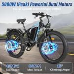 WakeWheel 60V Electric Bike with 70-Mile Range