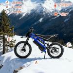 Powerful 4000W Electric Dirt Bike for Adults
