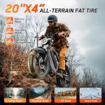TST 1500W Electric Bike with Removable Battery