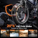 Heybike Mars 3.0 Foldable Electric Bike with 70+ Miles Range