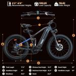 FREESKY 2000W All-Terrain Electric Bike for Adults
