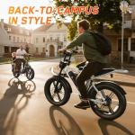 TST 1500W Electric Bike with Removable Battery