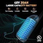 Ridstar Q20 Electric Bike, 2000W, All-Terrain Fat Tire