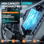 FENGQS Dual Motor Electric Bike for Adults