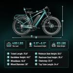 Jasion EB5 MAX Electric Mountain Bike 1500W
