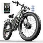 Powerful 5000W Dual Motor Electric Bike for Adults