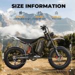 KAOLORY 3000W Electric Bike for Any Terrain