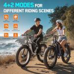 FENGQS Dual Motor Electric Bike for Adults