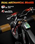 Adult Electric Fat Tire Bike with 1200W Motor