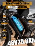 Elecby Electric Dirt Bike 1300W, 29MPH Fat Tire