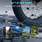 Foldable Electric Bike with 983W Motor and 20" Tires