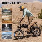EMOKO 1500W Electric Mountain Bike, 35MPH Speed