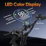 URLIFE Folding Electric Bike with Removable Battery