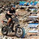 GugoIs 1500W Electric Bike with 20" Fat Tires