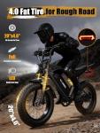 Elecby Electric Dirt Bike 1300W, 29MPH Fat Tire