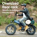 URLIFE Folding Electric Bike with Removable Battery