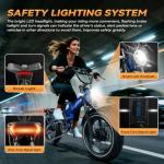 2000W Foldable Electric Bike with Removable Battery