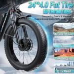 8000W Dual Motor Fast Electric Ebike for Adults