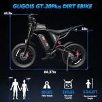 GugoIs 1500W Electric Bike with 20" Fat Tires