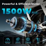 Auloor Dual Battery Electric Bike, 160-Mile Range