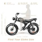 Emokobike 32MPH Electric Bike with Dual Motors