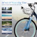 1000W Adult Electric Bike with Removable Battery