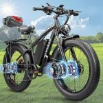 CTVVXXC 6000W Dual Motor Electric Bike, 45MPH